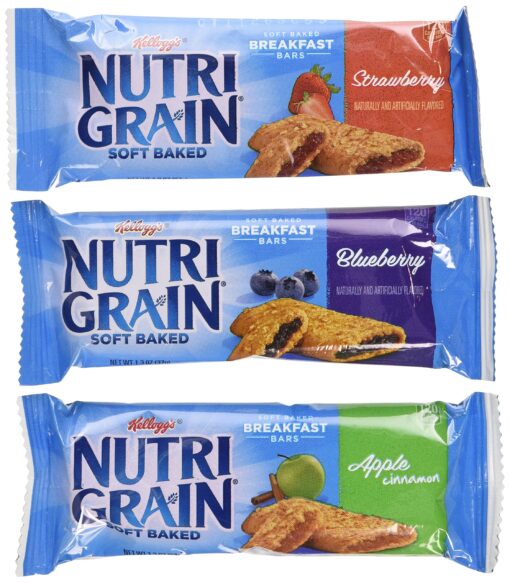 Nutri-Grain-Kellogg's Cereal Bars Variety Pack, 1.3 oz, 48-Count