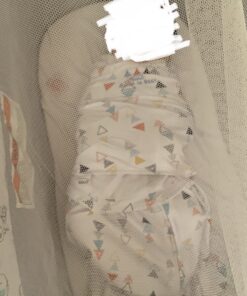 HALO Sleepsack Swaddle, 100% Cotton, Triangle Neutral, Multi, Small Multi Color Triangle Small (Pack of 1) 28 A1zrnjk2pXL