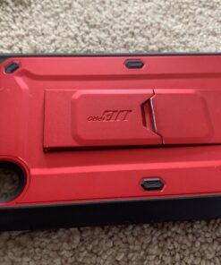 SUPCASE Unicorn Beetle Pro Series Case Designed for iPhone XR, with Built-in Screen Protector Full-Body Rugged Holster Case for iPhone XR 6.1 Inch (2018 Release) (MetallicRed) MetallicRed 40 B1 9a81P8jS