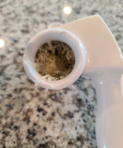 Zyliss Professional Cheese Grater, NSF Certified - Rotary Cheese Grater - Handheld Cheese Grater with Handle - Vegetable, Chocolate, Hard Cheese & Nut Grater - White Restaurant Cheese Grater 42 B1 GFg5JZ1S 1