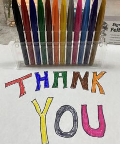 Pentel Felt Tip Sign Pen, Set of 12 Assorted Colors (S520-12) 12 pack 18 B1 JugQkGS