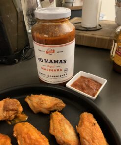 Keto Marinara Pasta and Pizza Sauce by Yo Mama's Foods - Pack of (2) - No Sugar Added, Low Carb, Low Sodium, Gluten Free, Paleo Friendly, and Made with Whole, Non-GMO Tomatoes. 1.56 Pound (Pack of 2) 43 B1 VrDb6cwS