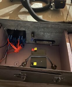 FXC Waterproof Marine Boat Rocker Switch Panel 4 Gang with Dual USB Slot Socket + Cigarette Lighter Blue LED Light for Car Rv Vehicles Truck 23 B108HryWpiS