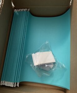 Amazon Basics Hanging File Folders, Letter Size, Aqua, 25-Pack 24 B10FCn7To8S