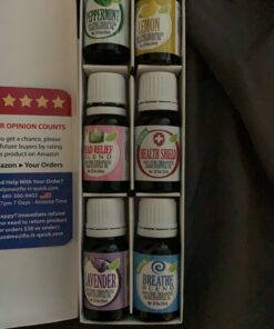 Healing Solutions Sinus Relief Therapeutic Grade Essential Oil, 10 ml (6-Pack) Sinus and Cough Set 0.33 Fl Oz (Pack of 6) 26 B10T bUnpZS