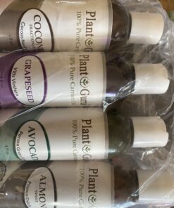 Carrier Oil Variety Set 4 oz. Cold Pressed 100% Pure Natural Sweet Almond, Avocado, Coconut Fractionated, Grapeseed. for Aromatherapy Essential Oils, Skin & Hair Growth, Moisturizer, Body Massage. 19 B119qu la6S