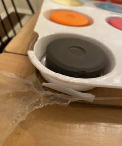 Alternative view of Sax Non-Toxic Giant Tempera Paint Cakes with Tray - 2 1/4 x 3/4 inch - Set of 9 - Assorted Colors - 402321