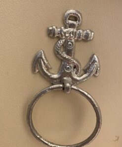 Pit Bull Nautical Anchor Rope Towel Rack 4" 20 B11d5ElGMMS