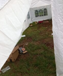 FDW 10x30 Party Tent Wedding Patio Gazebo Outdoor Carport Canopy Shade with Side 8 Removable Walls 10'x30' Party Tent 41 B11f 3ElZtS