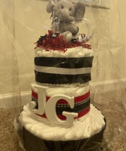 Bearington Baby Lil’ Spout Ring Rattle: 5.5” Plush Gray Elephant Shaker Toy with Soft Plush Fur, Satin Bow, Clear Ring and Moving Beads; Sensory Stimulation for Infants, Makes a Great 5.5 Inch (Pack of 1) 21 B123iRJDSQS