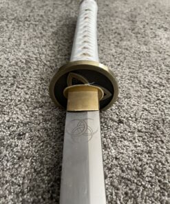 Siwode Michonne's Katana Walking Dead 40-Inchs The zombie biohazard symbol AND T10 Clay_tempered steel 65 B129QbDN18S