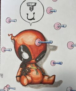 Alternative view of Color Your Own Deadpool Paperback, Coloring Book