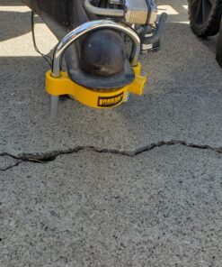 REESE Towpower 72783 Coupler Lock, Adjustable Storage Security, Heavy-Duty Steel, Yellow and Chrome 23 B12XAHnVQUS