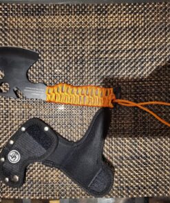 UST Parahatchet FS Camping Axe with Stainless Steel Blade Including 3 Hex Wrenches and Rope Cutter, Paracord-Wrapped Handle and Magnesium Fire Starter for Camping, Backpacking, Hunting and the Outdoors 21 B12tDmfqWeS