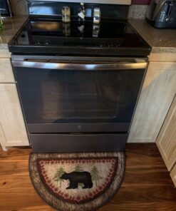 Cozy Cabin CC5275 Birch Bear Non Skid Rug 19"x31" Wedge Brown 19 in x 31 in 29 B136O5TpwrS