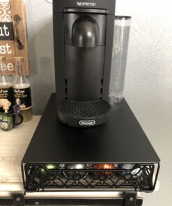 RECAPS Coffee Pod Holder Pod Drawer Storage Pods Holder Coffee Capsules Kitchen Organizer Compatible with Vertuoline Vertuo Stores 40 Capsules Black Color Cast Iron 40 B13JVxR7hBS