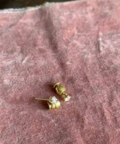 Chrysmela Catch Yellow Gold most secure high tech earring lock earring back replacement for all types of earring posts auto adjustable auto locking hypoallergenic patented in 5 countries 27 B13K8ytYgkS