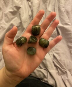 CrystalAge Labradorite Tumble Stone (20-25mm) - Pack of 5 12 B13QnaalhuS