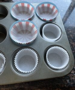 Green Direct Cupcake Liners - Standard Size Cupcake Wrappers to use for Pans or carrier or on stand - White Paper Baking Cups Pack of 500 49 B13hY7hlcjS 1
