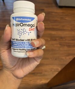 DrFormulas HairOmega DHT Blocker Biotin 5000 mcg Vitamins for Hair Growth Supplement | Hair Loss Pills for Women and Men, 30 Day Supply 60 Count (Pack of 1) 29 B13n3fXuRjS