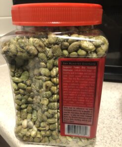 Seapoint Farms Dry Roasted Edamame, Sea Salt, Vegan, Gluten-Free, Kosher, and Non-GMO, Crunchy Snack for Healthy Snacking, 27oz. Jar 1.68 Pound (Pack of 1) 28 B13tEag456S