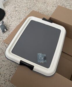 IRIS USA Small Pet Training Pad Holder, Dark Gray 17"x17" 55 B14JIFHLDaS
