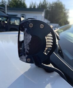 Nilight 90025B Led Light Bar Mounting Brackets 2pcs Universal Hood Led Work Light led Pods Mount Bracket Clamp Holder for SUV Truck Off Road Installed No Need Drilling, 2 Years Warranty,Black 38 B14T6mtyXS