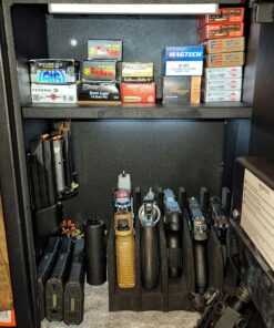 Amazon Basics Steel Home Security Electronic Safe with Programmable Keypad Lock, Secure Documents, Jewelry, Valuables, 1.8 Cubic Feet, Black, 13.8"W x 13"D x 19.7"H 53 B14UE pGdBS