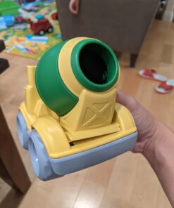 Green Toys Construction Vehicle Set, 3-Pack - Pretend Play, Motor Skills, Kids Toy Vehicles. No BPA, phthalates, PVC. Dishwasher Safe, Recycled Plastic, Made in USA. 42 B14nkBaSKjS