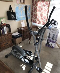 Marcy Magnetic Elliptical Trainer Cardio Workout Machine Grey - Standard 30 B14q4hbNYsS