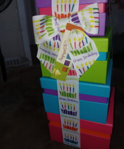 Broadway Basketeers Gourmet Chocolate Food Gift Basket Tower for Birthdays – Curated Snack Box, Sweet and Savory Treats for Parties, Best Wishes, Birthday Presents for Women, Men, Mom, Dad, Her 40 B152He83XS