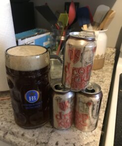 1 Liter HB "Hofbrauhaus Munchen" Dimpled Glass Beer Stein 26 B154Sl4I GS