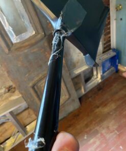 Rubbermaid Commercial Products Dustpan with Long Handle, Plastic, Black, Compatible with Any Broom for Lobby/Restaurant/Office/Home/Dog Pooper Scooper, 12.50" Wide Standard Standard Dustpan 12 B15jar5BP0S