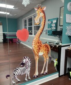 Beistle 6 Piece Plastic Jungle Theme Safari Animal Photo Backdrops for Birthday Party Supplies, 17” – 64”, Multicolored Jungle Animal 30 B15kRIJdE4S