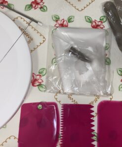 RFAQK 35PCs Cake Turntable and Leveler-Rotating Cake Stand with Non Slip pad-7 Icing Tips and 20 Bags- Straight & Offset Spatula-3 Scraper Set -EBook-Cake Decorating Supplies Kit -Baking Tools 30 B15oH8vHlAS