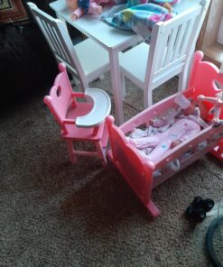 Melissa & Doug Mine to Love Time to Eat Doll Accessories Feeding Set (8 pcs) , Pink 14.3 x 11.2 x 2.8 Multi-color 30 B15pcZ6TE2S