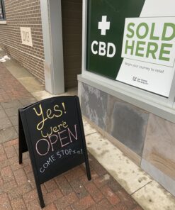 MyGift Black Metal A-Frame Erasable Chalkboard Sign, Freestanding Foldable Dual Sided Sidewalk Chalkboard Easel, Restaurant Menu Board, Decorative Wedding Signage 21 B15uFMPe1jS