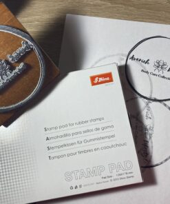 Supply360 AS-SHI0940188 Shiny Large Stamp Pad, Felt, Plastic Cover, S4, 5" x 7", Black Ink 13 B167v3hVKqS