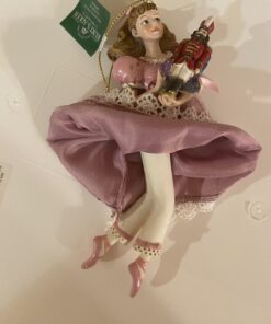 Kurt Adler C7174 Clara Holding Nutcracker Christmas Ornament 12 B16Nyk1cokS