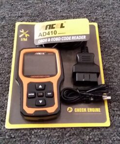 ANCEL AD410 Enhanced OBD II Vehicle Code Reader Automotive OBD2 Scanner Auto Check Engine Light Scan Tool (Black/Yellow) 52 B16ZS6BdFWS