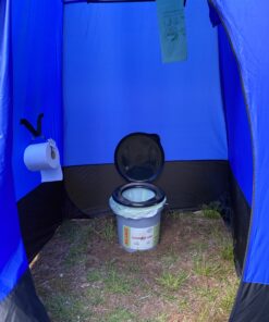 Reliance Products Luggable Loo Portable 5 Gallon Toilet 13.5 inch x 13.0 inch x 15.3 inch 22 B16lJZP2evS