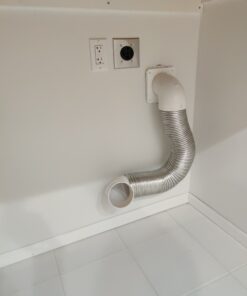 Lambro Industries 4004 Quick Connect Flexible Aluminum Duct Dryer Vent Kit 27 B16mwRwueuS