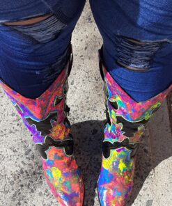 Angelus Neon Leather Paint 1oz 12 Color Set Kit For Sneakers, Shoes Boots, Jackets, Shirts, Cups, & More- Made in USA 37 B16tA tPiCS