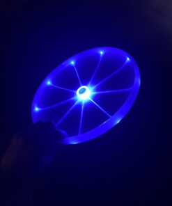 Nite Ize Flashflight LED Light Up Flying Disc Replaceable Batteries Blue 27 B16xKCsoAES