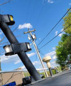 Pactrade Marine Boat Pontoon LED Navigation Light Black ABS Plastic Housing Boats Up to 12M Waterproof IP:66 Surface Mount 2NM (Masthead) Masthead 19 B17KTBL9hHS