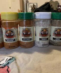 Party Combo Pack, Spice and Seasoning Gift Set, Pack of 3 - Pizza, Ranch, Taco Tuesday - Premium All Natural & Healthy Spice Blend - Low Sodium Chicken, Beef, Seafood, Salad, Vegetable, Tacos, Pizza Grilling Seasonings - BBQ & Steak Rub by Flavor God 17 B17fTNsaqUS