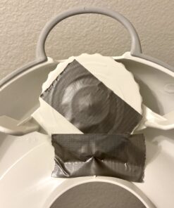 BABYBJORN Toilet Trainer, White/Gray, 1 Count (Pack of 1) White/Grey 41 B17i4zrmsS