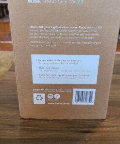 Huski Wine Chiller | Award Winning Iceless Design | Keeps Wine Cold up to 6 Hours | Wine Accessory | Next Generation Ice Bucket | Fits Some Champagne Bottles | Perfect Gift for Wine Lovers (Champagne) Matte Champagne 34 B17pXb2ePZS