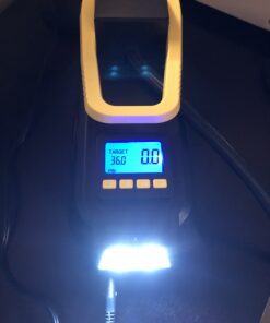 VacLife AC/DC 2-in-1 Tire Inflator - Portable Air Compressor, Pump for Car Tires (up to 50 PSI), Electric Bike 150 PSI) w/Auto Shut-Off Function, Model: ATJ-1666, Yellow (VL708) 49 B182UkWZ1bS