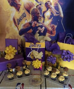 amscan Spalding Basketball Table Cover - 54" x 102", Blue/Red, 1pc 18 B186lJ2f8MS